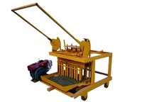Machine manuelle de fabrication de blocs de pavés avec moteur diesel à vendre