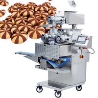 Machine à biscuits fourrés au chocolat à prix d'usine, machine à biscuits à double garniture