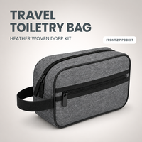 Trousse de Toilette Personnalisée Royal Fair en Polyester Grande Capacité – Nouvelle Conception pour Hommes, Idéale pour l'Extérieur