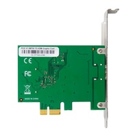 ST427 PCIe X1 SM750 Single-Port untuk Komputer Industri Desktop Baru dengan Kipas, GPU Grafis 2D/High-Definition untuk Kartu Output