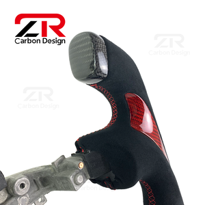Volante Deportivo Personalizado de Fibra de Carbono con Soporte de Gamuza Negra para Nissan 370Z 350Z R35 <span class=keywords><strong>GTR</strong></span> <span class=keywords><strong>F1</strong></span> - Product Image 6