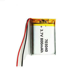 Oplaadbare <span class=keywords><strong>3</strong></span>.7V 703040 850 Mah Lithium Polymeer Ion Batterij - Product Image 4