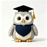 Peluche hibou docteur personnalisée avec logo, jouet en peluche hibou docteur de dessin animé pour cadeau promotionnel