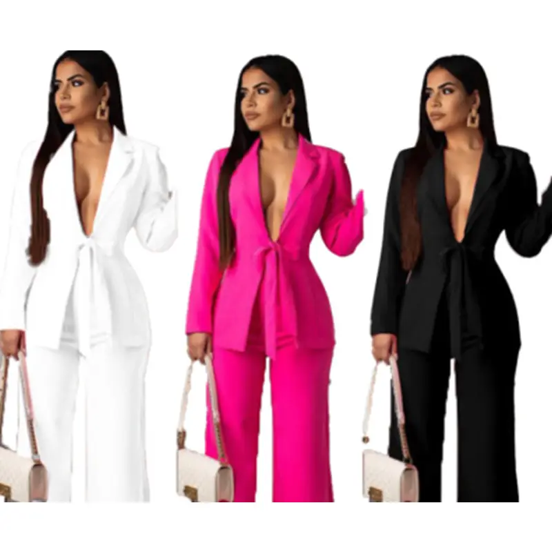Ladies Office Two Piece Sexy Professional Business Womens Set Tuxedo Lady Women Suit