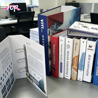 Carpeta de Anillas Expandible Personalizada de 3 Pulgadas A4, 2, 3 y 4 Anillas, Carpeta de Archivo de Cartón, Cubierta de PVC para Documentos