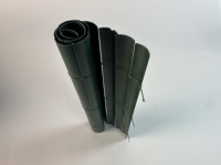 Clôture de jardin en PVC vert Kenda, simple face, 14 mm, résistante au vent et aux UV, pour les cours résidentielles, les écoles, les parcs et les cours intérieures