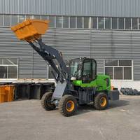 Chargeuse sur pneus électrique 1,5 tonne à batterie, mini-chargeuse frontale compacte zéro émission, prix usine, à vendre