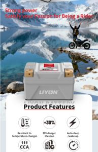 Batería de Litio LP12 de la Mejor Calidad, 12V 4AH, Batería de Arranque para Motocicleta de 2 <span class=keywords><strong>Ruedas</strong></span> - Product Image 3