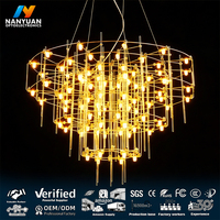 Lustres en cristal, luminaires suspendus pour la maison, lampes de plafond modernes, décoration intérieure, lustres de luxe, luminaires suspendus pour salon