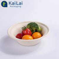 100% compostable biodégradable plat à soupe écologique canne à sucre bagasse fibre fourchettes bols pour pique-nique Pack vaisselle jetable