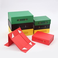 Scatole Regalo Rigide Pieghevoli a Forma di Libro con Goffratura Colorata Personalizzata, Confezioni Vuote per Matrimoni e Capodanno, Personalizzabili
