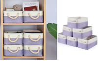 KUYUE Offre Spéciale fait à la main jouet décoratif vêtements chaussettes stockage poubelles panier de rangement en coton gris
