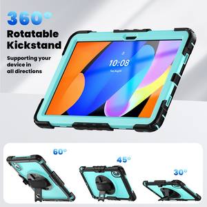 Funda Protectora Híbrida de Silicona y PC a Prueba de Golpes para Tablet con Soporte Giratorio y Ranura para Lápiz para Lenovo Idea <span class=keywords><strong>Tab</strong></span>/ K11 Gen 2/<span class=keywords><strong>Tab</strong></span> 10.1 - Product Image 4