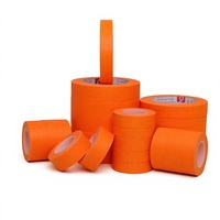 Ruban de masquage écologique à haute adhérence, résistant à l'eau, à lignes nettes, en papier, disponible en plusieurs couleurs, avec logo personnalisé pour la protection de la peinture