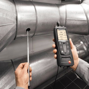 Testo480 Instrument de mesure multifonctionnel, moniteur de qualité de l'air, vitesse du vent, température, humidité, pression, différence de pression - Product Image 2