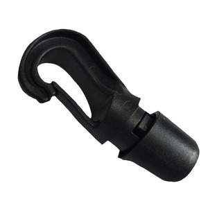 Crochet à pression en plastique noir 10 mm pour sports de plein air, accessoires de bateau et de kayak - Product Image 5