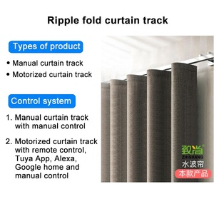 Bán Buôn Bán Lẻ Tuya Nhà Thông Minh Rèm S Gấp Cơ Giới Rèm Đường Sắt Theo Dõi - Product Image 3