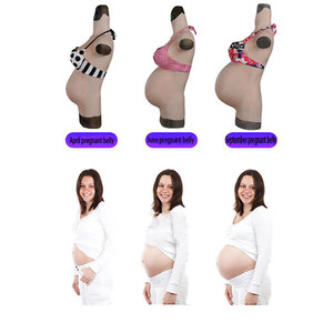 Barriga <span class=keywords><strong>de</strong></span> Embarazo Realista <span class=keywords><strong>de</strong></span> Silicona <span class=keywords><strong>de</strong></span> 4/6/9 Meses para Programas <span class=keywords><strong>de</strong></span> TV, Películas y Accesorios <span class=keywords><strong>de</strong></span> Televisión, Categoría <span class=keywords><strong>de</strong></span> Prótesis Mamarias - Product Image 1