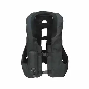 Ce được phê duyệt phản quang xe máy túi khí vest hệ thống đua Motocross bảo vệ túi khí đen huỳnh quang Gilet