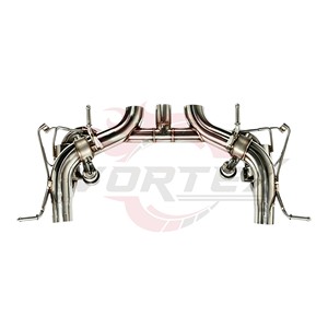 Escape Trasero con Válvulas de Acero Inoxidable Vortex para Ferrari 458 Italia 4.5L con Salidas Triples Centrales y Conjuntos de Válvulas de Vacío - Product Image 2