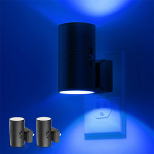 Haut et bas applique murale de porche extérieur en aluminium IP65 étanche E27 <span class=keywords><strong>GU10</strong></span> ampoules remplaçables applique murale décoration de jardin lumière - Product Image 1