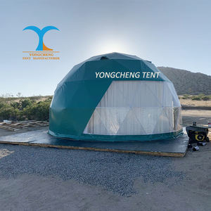 Diamètre 5m <span class=keywords><strong>6m</strong></span> 7m 8m extérieur rond <span class=keywords><strong>yourte</strong></span> luxe Camping maison couleur PVC géodésique dôme tente avec salle <span class=keywords><strong>de</strong></span> bain - Product Image 1