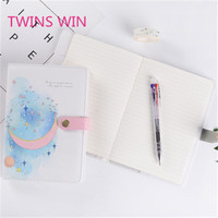 Best-seller - Ensemble cadeau de carnet A5 - Journal relié - Avec stylo gel et ruban adhésif - Option multicolore - Cadeau de papeterie pour les fêtes