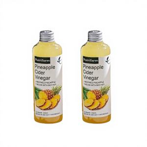 Vinaigre de cidre biologique exotique, boisson fermentée à l'ananas, bienfaits pour la santé, 100% pur, de haute qualité, agriculture indonésienne, Nutrifarm - Product Image 1