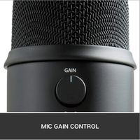 Microphone de jeu pour PC, microphone à condensateur USB, microphone de studio, enregistrement professionnel, micro sans fil professionnel
