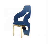 Meubles de luxe, design moderne de haute qualité, tabouret de bar en acier inoxydable doré, design simple, pour les événements et les fêtes