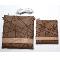 Cadeaux juifs personnalisés avec fermeture à glissière pochette sac à main pochette en cuir Sabbat Judaica ensemble de Pâque Talit sac Tefillin sac gris