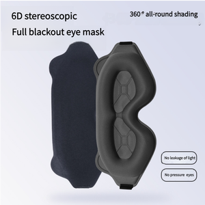 Antifaz para Dormir 3D de Algodón - Antifaz 100% Opaco, Ajuste Elástico y Cómodo para Hombres/Mujeres/Niños, Disponible en Tamaño de Viaje, Contorno OEM - Product Image 4