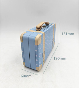 Dập nổi kim loại tinplate Cookies kẹo đồ chơi mỹ phẩm đóng gói quà tặng 7.5 "x5.2" x2.4 Hộp Ăn Trưa xử lý <span class=keywords><strong>tin</strong></span> - Product Image 3