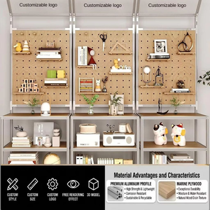 Lemari Desain Modernis untuk Bisnis Fashion, Rak Pajangan Aluminium Alloy untuk Butik, Rak Pajangan - Product Image 1