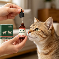 Gotas Líquidas para el Apoyo Cardíaco de Mascotas OEM ODM para Perros y Gatos, Suplemento para la Salud Cardiovascular e Inmunológica, Suplemento Líquido para Mascotas