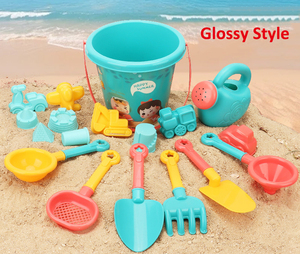 Ensemble de 18 jouets de plage en plastique pour enfants, comprenant un seau, une pelle, un râteau à sable et une bouilloire, pour la construction de châteaux de sable, idéal pour l'été en extérieur - Product Image 4