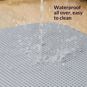 Tapis de litière pour chat extra large rectangulaire à <span class=keywords><strong>double</strong></span> couche anti-fuite, empêche le transport et les éclaboussures pour la litière des chats et des chiens - Product Image 1