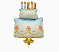 Nouveaux Ballons en Aluminium Mat Pastel Multicolores pour Gâteaux d'Anniversaire et de Mariage, Couleurs Macaron pour Décoration de Baby Shower Fille Garçon