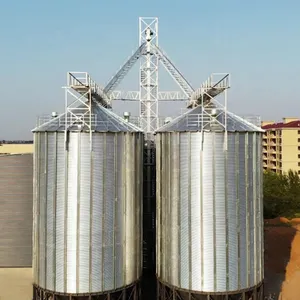 Nice quality grain storage hopper bottom silos 300ton with trade assurance