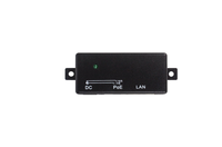 Injecteur/Splitter PoE passif EEE 802.3af 1 port 12VDC à brancher avec sortie 800mA pour téléphones IP et points d'accès Certifié CE ROHS