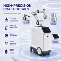 Robot de massage ZCH 4 en 1 avec bras robotique multi-axes et design mobile compact pour une utilisation quotidienne en spa et salon professionnel