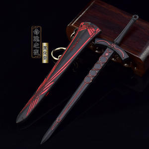 Fate/Stay Night Gamme complète de modè<span class=keywords><strong>les</strong></span> d'armes Miniature d'épée en métal pleine grandeur 22 cm Porte-clés Épée d'anime Épée de collection Épée personnalisée - Product Image 3