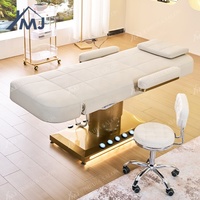 Table de massage pour spa facial, mobilier de salon de beauté, lit électrique pour esthéticienne et extensions de cils