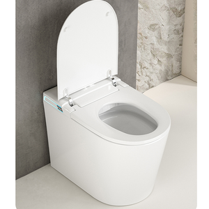 <span class=keywords><strong>WC</strong></span> intelligent <span class=keywords><strong>japonais</strong></span> avec bidet automatique, capteur européen, 110v/220v, chasse d'eau automatique et télécommande, cuvette en porcelaine - Product Image 1