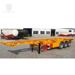 Prix usine 3 Axl 40ft squelette châssis semi-remorque conteneur squelette Transport squelette camion semi-remorque - Product Image 3
