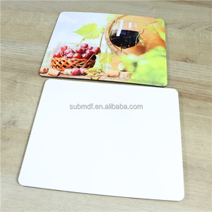 <strong>Large</strong> Size 20x26cm 4mm Thick Eco-Friendly Classic Design Cork Back MDF Pads Sublimation <strong>Placemat</strong> - Product Image 4