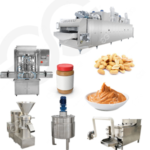 Fabricante de equipos de procesamiento de mantequilla de maní 500 KG completo crujiente con sabor - Product Image 1