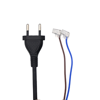 Cable de Extensión de 2 Pines Estándar Suizo Premium, Cable de Alimentación Aprobado por SEV H05VV-F, Cable de Repuesto para Monitor de Computadora y TV