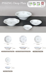 Service de table en céramique porcelaine grandes assiettes de restaurant pour les autres établissements alimentaires - Product Image 2