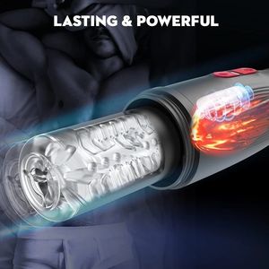 Masturbador Masculino Automático de 10 Modos con Vagina Realista Telescópica y Movimiento de Empuje - Product Image 4